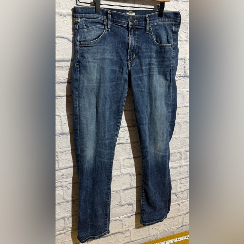 Citizens of Humanity Premium Vintage Cropped Blue Jeans, Size 28 - Picture 2 of 10